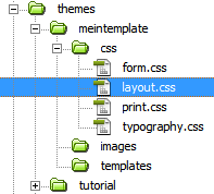 CSS-Ordner